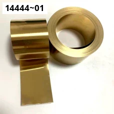 Лента латунная 2208-91. Латунь л63. Размер 0,05